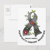 Carte Postale Tee - shirts DE SENSIBILISATION AUX MALADIES DE PA (Devant / Derrière)