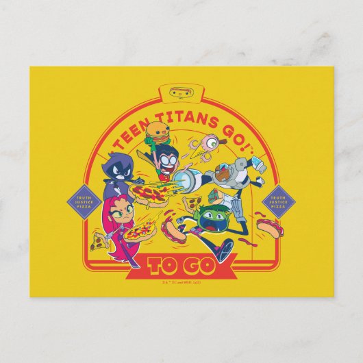 Carte Postale Teen Titans Go ! Aller (Devant)