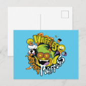 Carte Postale Teen Titans Go! | Beast Boy Waffles (Devant / Derrière)