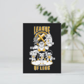 Carte Postale Teen Titans Go! | League of Legs (Debout devant)