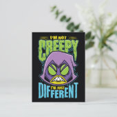 Carte Postale Teen Titans Go! | Raven "Not Creepy I'm Different" (Debout devant)