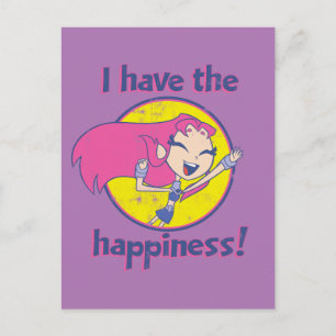 Carte Postale Teen Titans Go!   Starfire "I Have The Happiness"