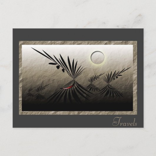 Carte Postale Teepee (Devant)