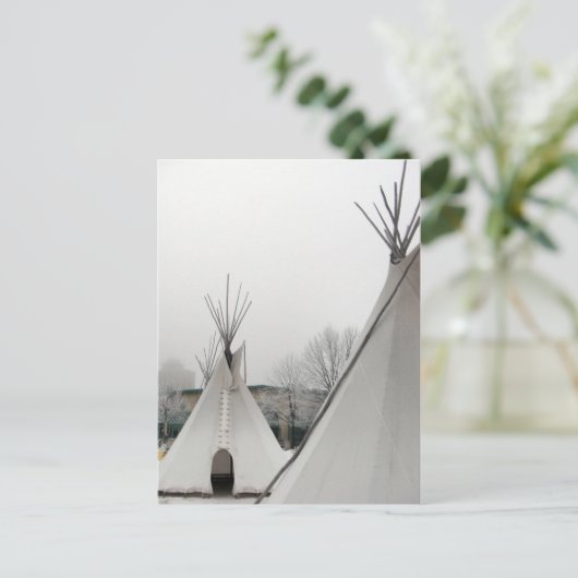 Carte postale Teepees (Debout devant)