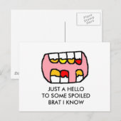CARTE POSTALE TEETH (2) (Devant / Derrière)