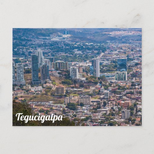Carte Postale Tegucigalpa, Honduras (Devant)