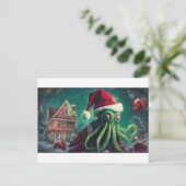 Carte Postale Tehulhu Christmas Spirits (Debout devant)