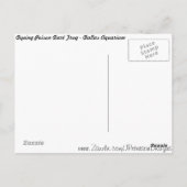 Carte Postale Teinture Poison Grenouille (Dos)