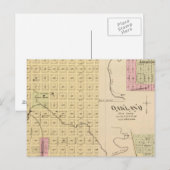 Carte Postale Tekamah, Oakland et Lyons, Nebraska (Devant / Derrière)