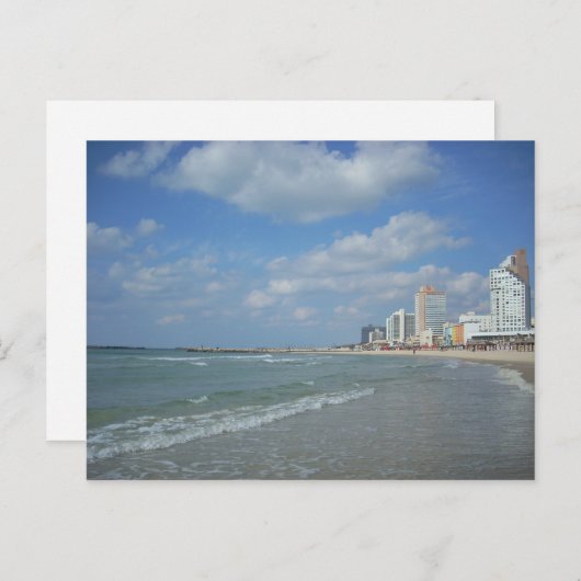 Carte Postale Tel Aviv (Devant / Derrière)