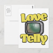 Carte Postale Télé amour (Devant / Derrière)
