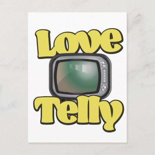 Carte Postale Télé amour (Devant)