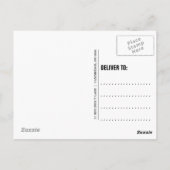 Carte Postale Télécharger votre photo (Dos)