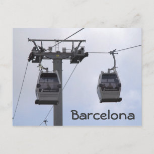 Carte Postale Telefèric de Montjuïc, Barcelone