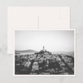 Carte Postale Telegraph Hill San Francisco Coit Tower (Devant / Derrière)