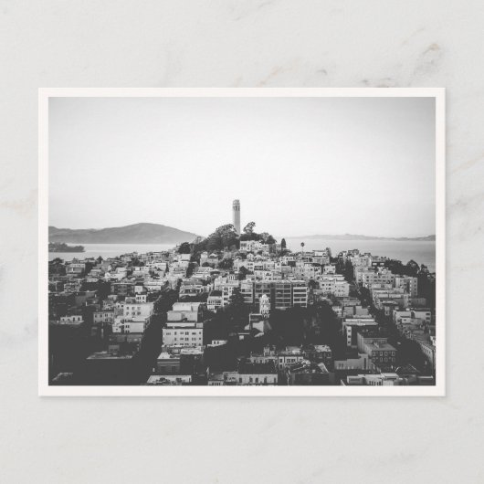 Carte Postale Telegraph Hill San Francisco Coit Tower (Devant)