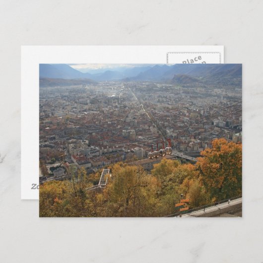 Carte Postale Téléphérique de Grenoble (Devant / Derrière)