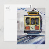 Carte Postale Téléphérique de San Francisco (Devant / Derrière)