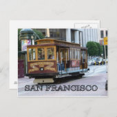 Carte Postale Téléphérique de San Francisco (Devant / Derrière)
