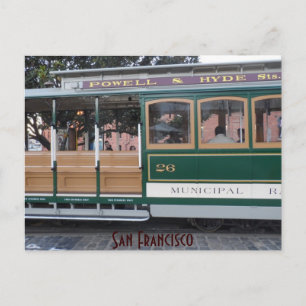 Carte Postale Téléphérique de San Francisco