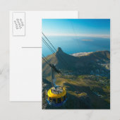 Carte Postale Téléphérique de Table Mountain, Le Cap (Devant / Derrière)