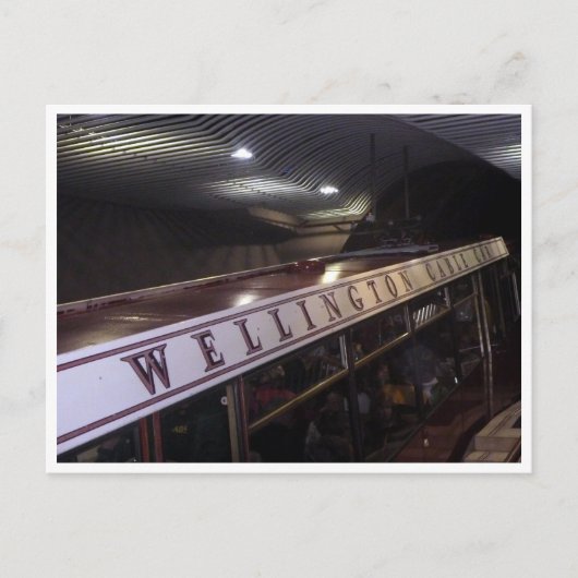 Carte Postale téléphérique de Wellington (Devant)