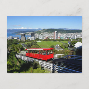 Carte Postale Téléphérique de Wellington, Nouvelle-Zélande