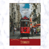 Carte Postale Téléphérique en Carré Taksim à Istanbul Turquie