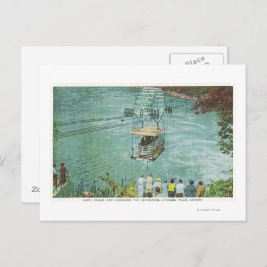 Carte Postale Téléphérique traversant le Whirlpool (Devant / Derrière)
