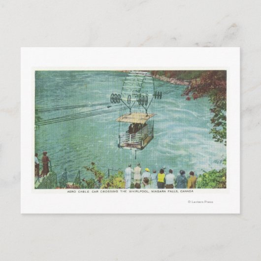 Carte Postale Téléphérique traversant le Whirlpool (Devant)