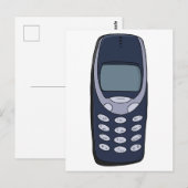 Carte Postale Téléphone cellulaire vintage (Devant / Derrière)