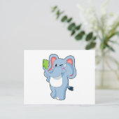 Carte Postale Téléphone Éléphant (Debout devant)