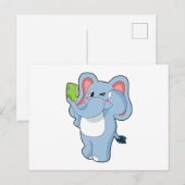 Carte Postale Téléphone Éléphant (Devant / Derrière)