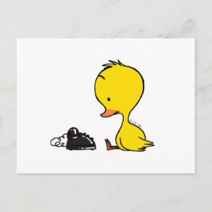 Carte Postale Téléphone et canard