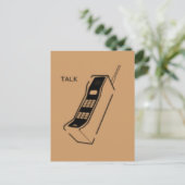 Carte Postale Téléphone portable graffiti 80s (Debout devant)