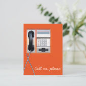 Carte Postale Téléphone public (Debout devant)
