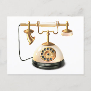 Carte Postale Téléphone rétro