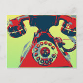 Carte Postale Téléphone rétro (Devant)