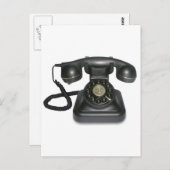 Carte Postale téléphone vintage (Devant / Derrière)