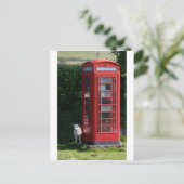 Carte Postale Téléphoner à domicile (Debout devant)