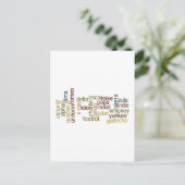 Carte Postale Téléphonie Alphabet Phonétique A À Z (Wordle) (Debout devant)