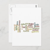 Carte Postale Téléphonie Alphabet Phonétique A À Z (Wordle) (Devant / Derrière)