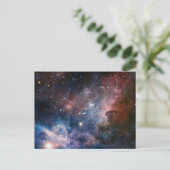 Carte Postale Télescope Nebula Hubble Carina Rouge et Bleu (Debout devant)