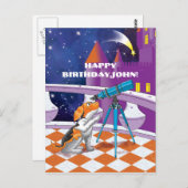 Carte Postale télescope pour chiens (Devant / Derrière)