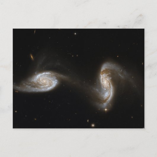 Carte Postale Télescope spatial ARP240 Galaxies Hubble (Devant)