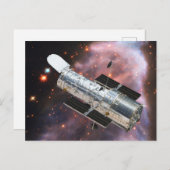 Carte Postale Télescope spatial Hubble (Devant / Derrière)