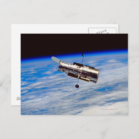 Carte Postale Télescope spatial Hubble (Devant / Derrière)