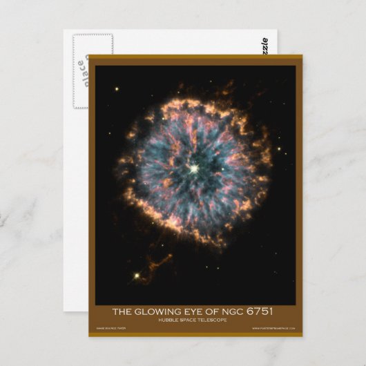 Carte Postale Télescope spatial Hubble Photographies Extraordina (Devant / Derrière)