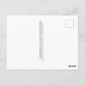 Carte Postale Téléscope spatial James-Webb 2021 Commémoratif (Dos)