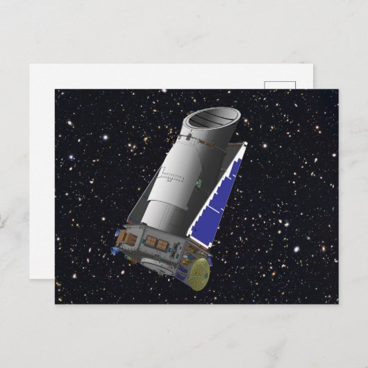 Carte Postale Télescope spatial Kepler (Devant / Derrière)
